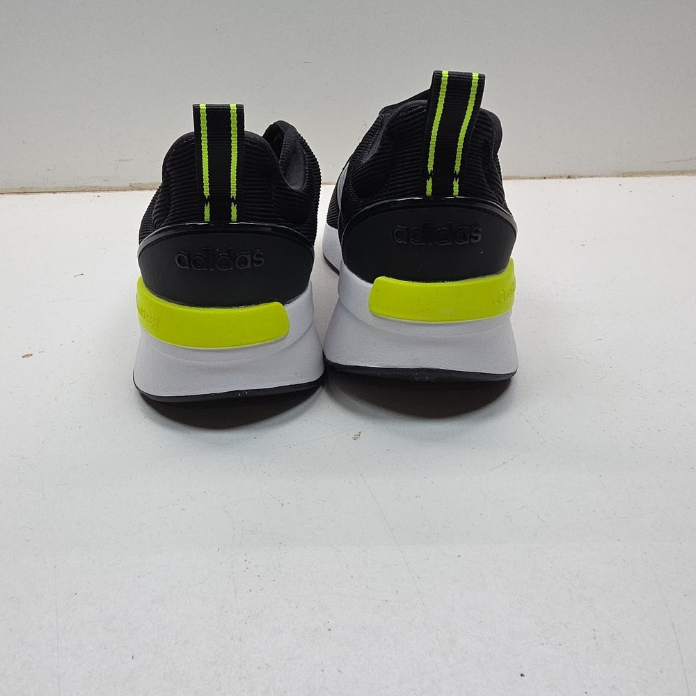 Adidas Racer TR21 Men's Running Shoes Black White with Yellow Accent Size 11 - Picture 5 of 13